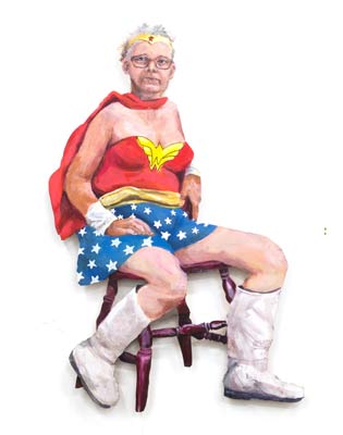 Wonder Woman Seated 2