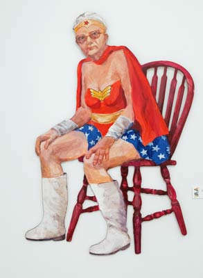 Wonderwoman seated 2